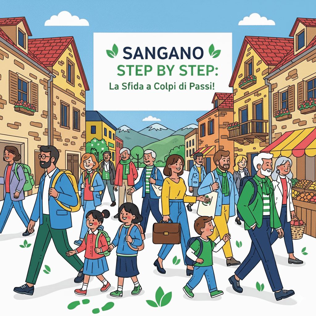 SANGANO CAMMINA: la sfida a colpi di passi! 