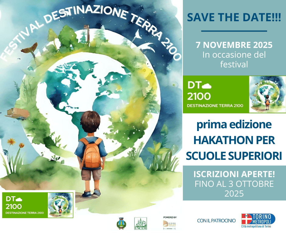 Al via "SANGANO PLANET HACK 2100", il concorso rivolto agli studenti delle scuole secondarie