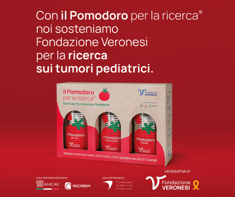Sangano sostiene la ricerca sui tumori pediatrici con "Il Pomodoro per la Ricerca"