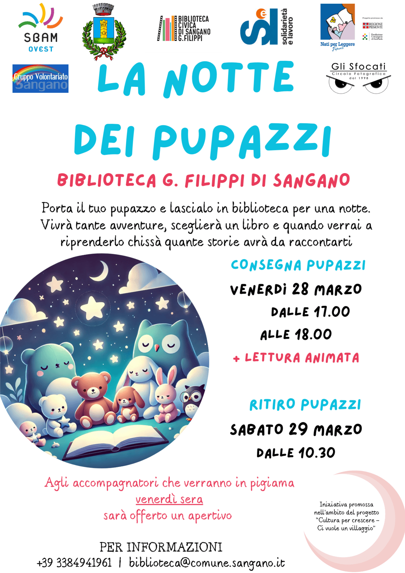 LA NOTTE DEI PUPAZZI TORNA A SANGANO!