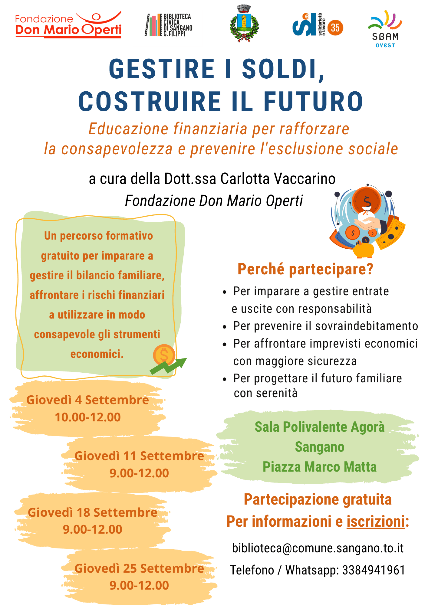 Gestire i Soldi, Costruire il Futuro
