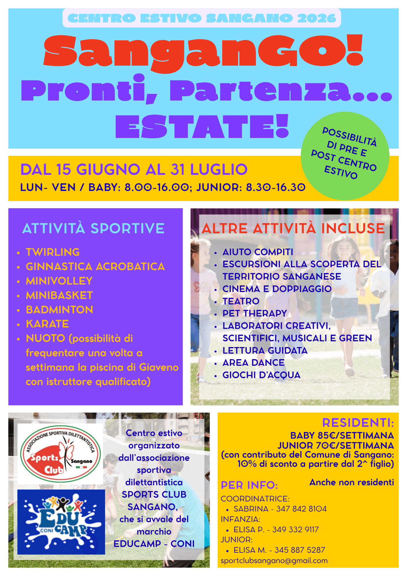 SanganGO! Pronti, Partenza... ESTATE! ☀️