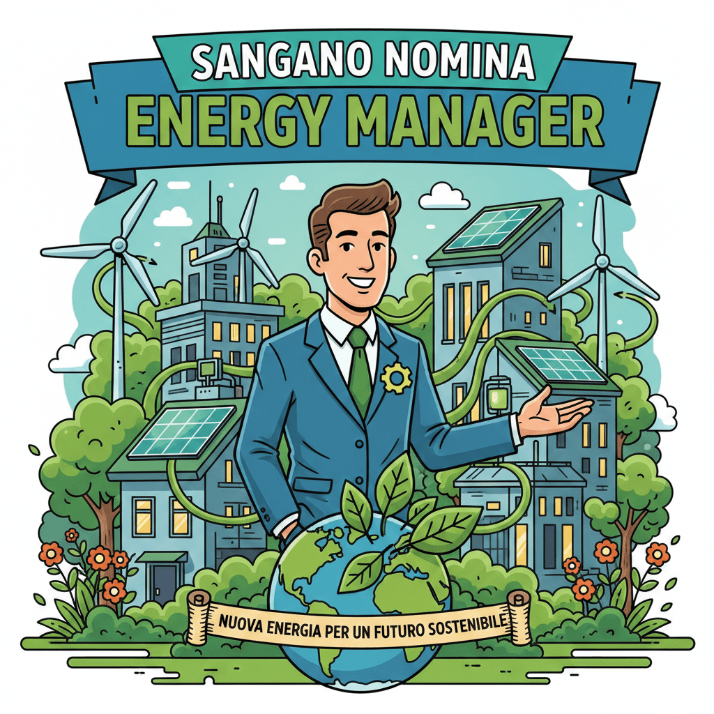 Sangano rafforza l’impegno per la sostenibilità: nominato l’Energy Manager