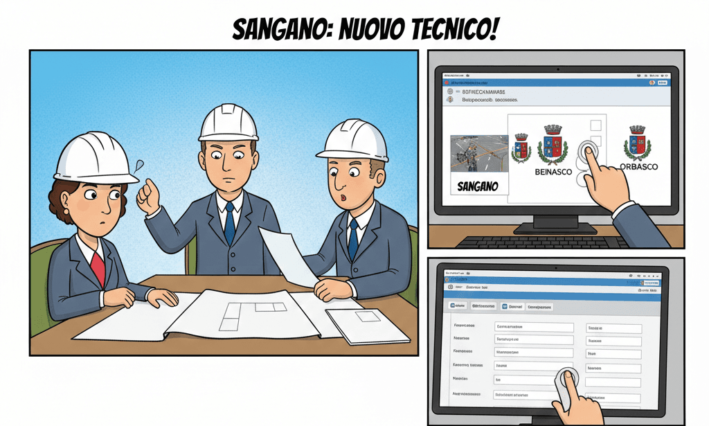 Il Comune di Sangano avvia l'interpello per un Istruttore Direttivo Tecnico nell'Area dei Funzionari