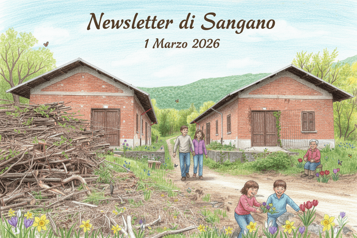 Newsletter 1° marzo - Eventi e aggiornamenti da Sangano