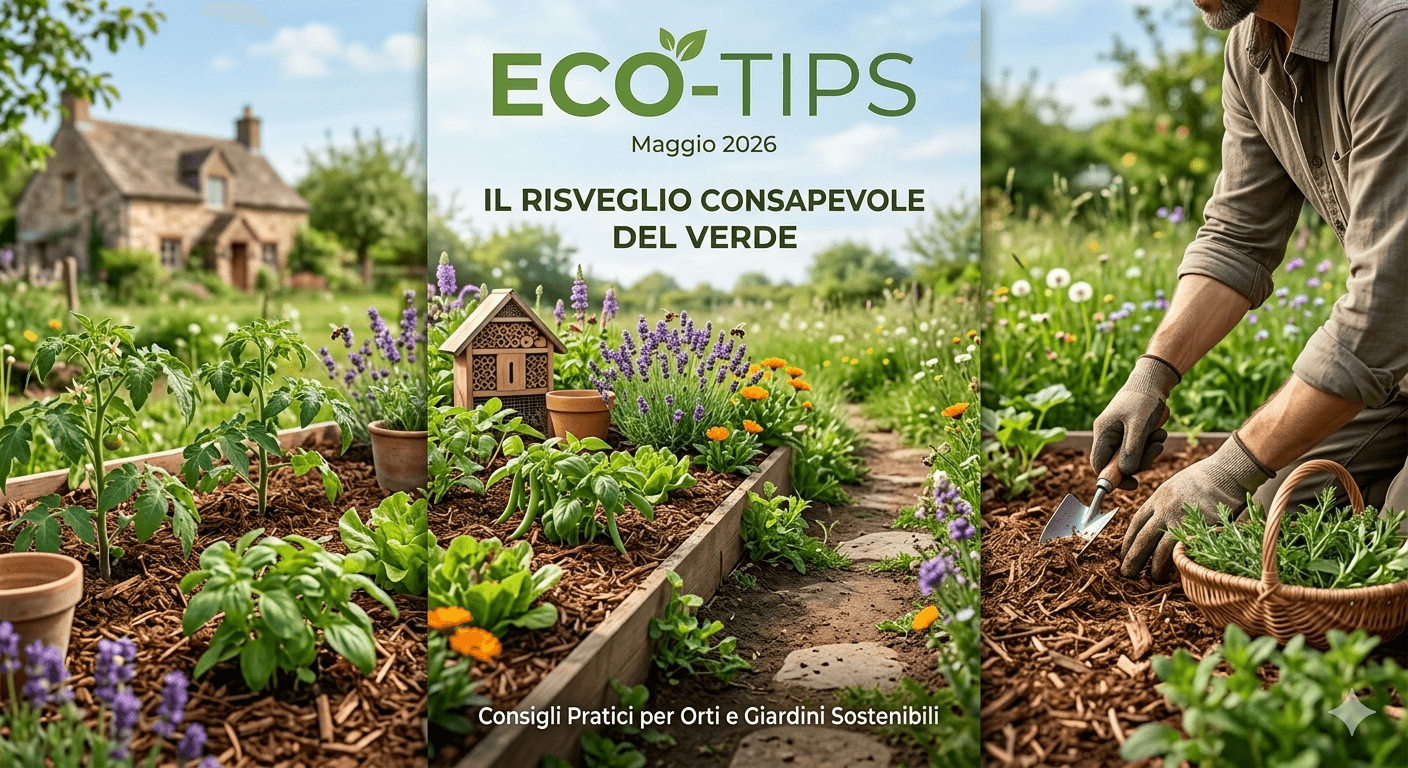 Eco-Tips: Maggio 2026, il risveglio consapevole del verde🌱