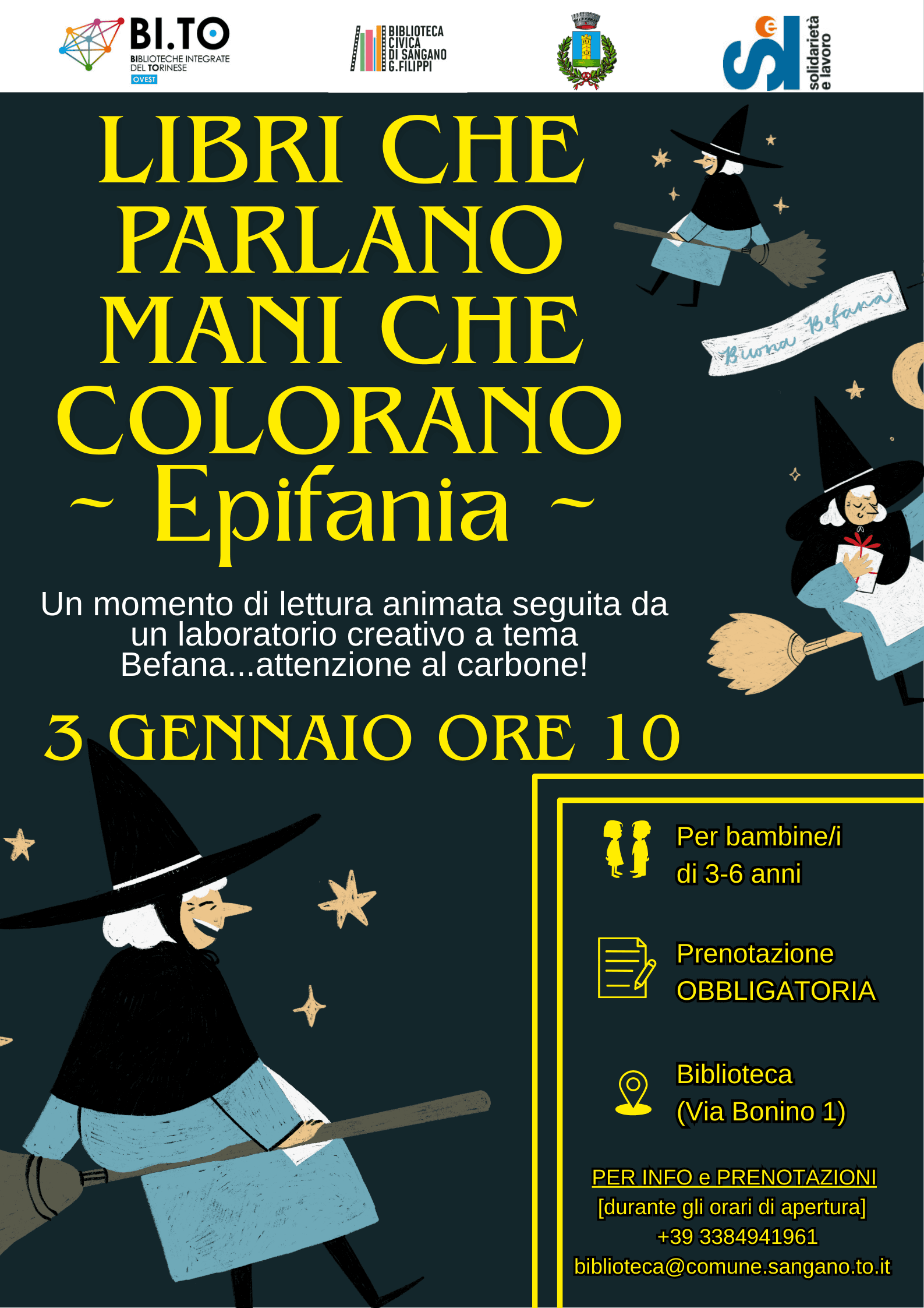 Epifania in Biblioteca: Un Sabato di Magia e Creatività!