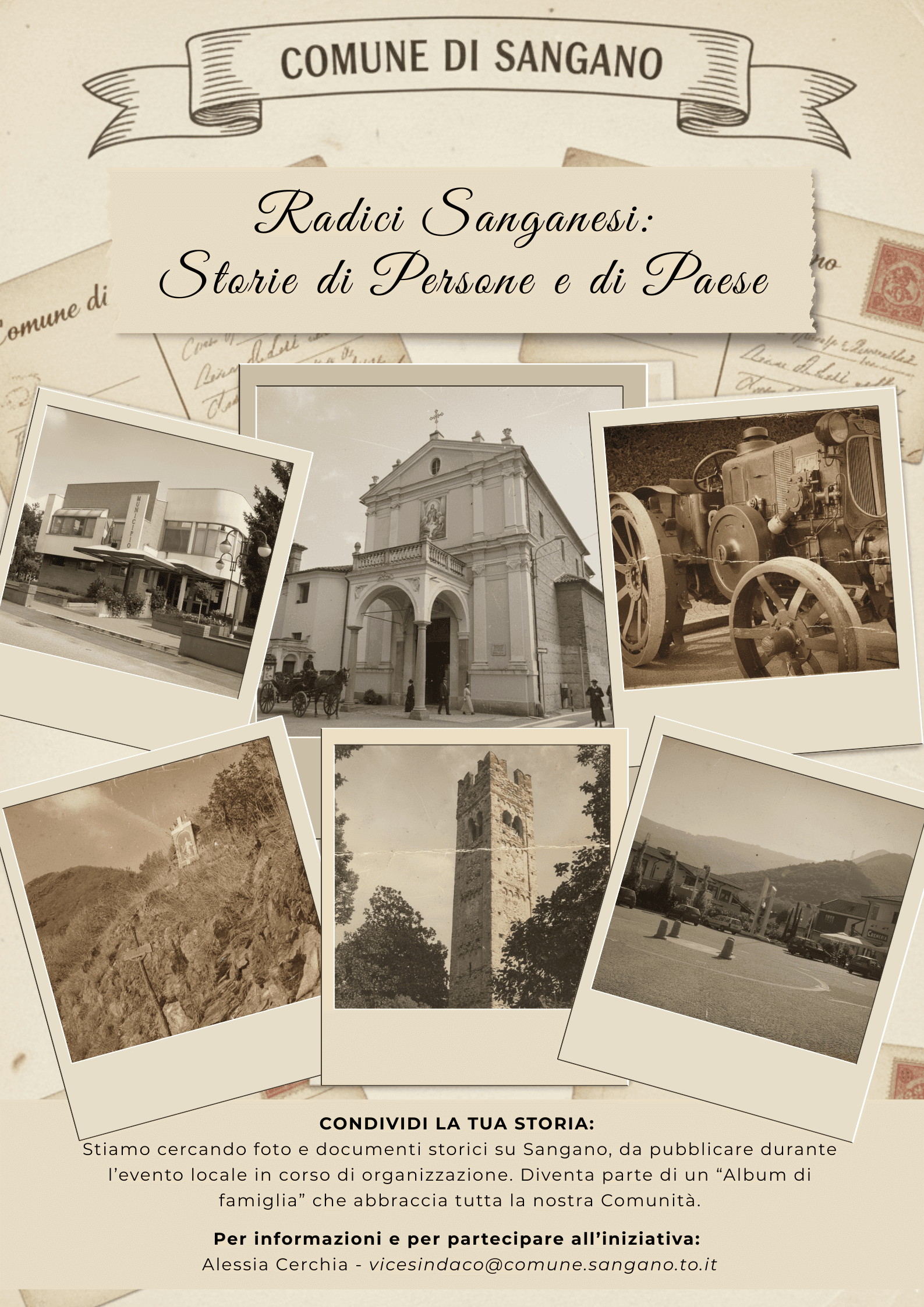 Diventa parte dell'Album di Famiglia di Sangano!