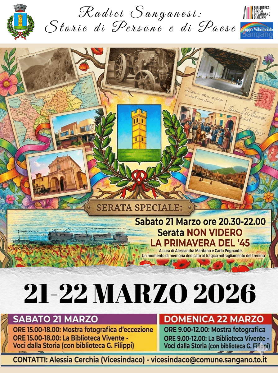 Radici Sanganesi: un weekend imperdibile tra storia, memoria e comunità!