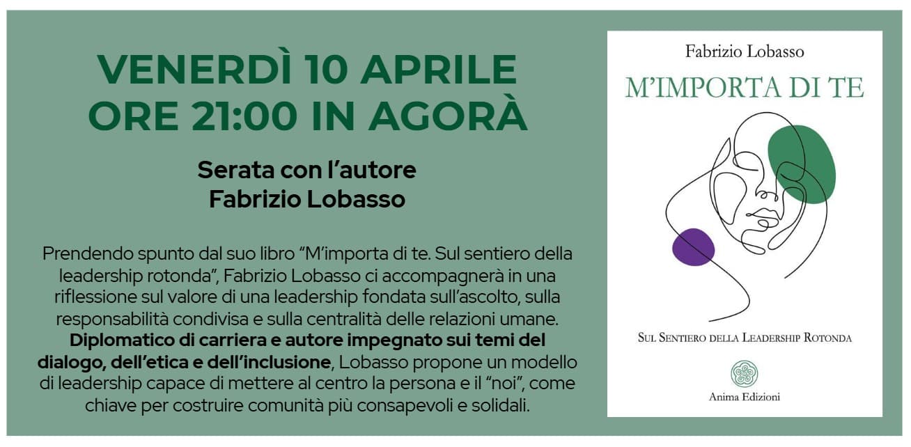 Serata con l’Autore: Fabrizio Lobasso a Sangano