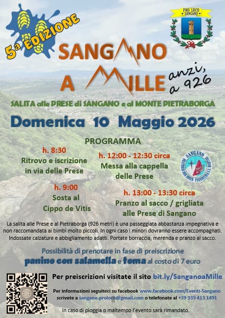 EVENTO - SANGANO A 1000
