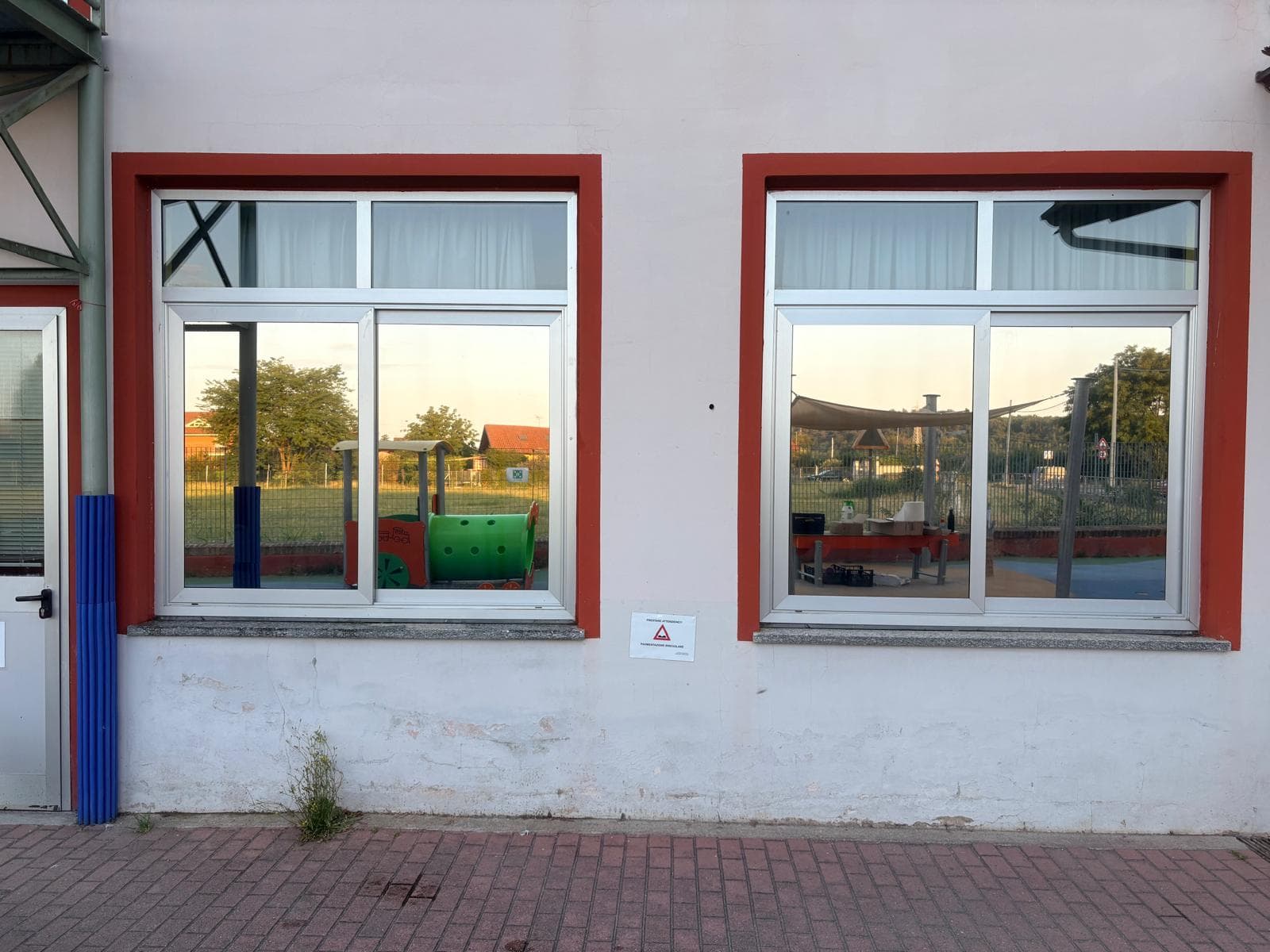 Completati i primi lavori anti-calore alla scuola dell'infanzia