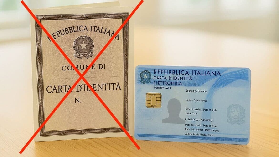 Scadenza Carte d'identità cartacee dal 3 Agosto 2026