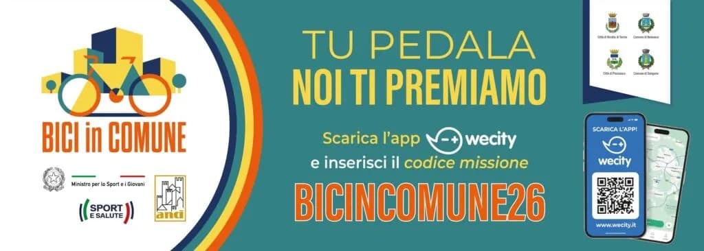 TU pedala, NOI ti premiamo": al via l'incentivo alla mobilità sostenibile